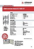 Elektronische kompakte Sirene ECI 1200 Datenblatt