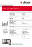 Electronic siren ECN-600 D data sheet specifications